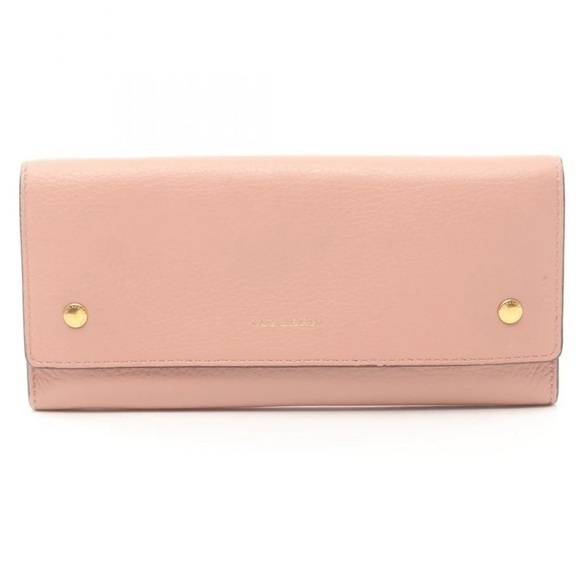 Burberry Ash Pink Fold over leather wallet - Picture 1 of 8